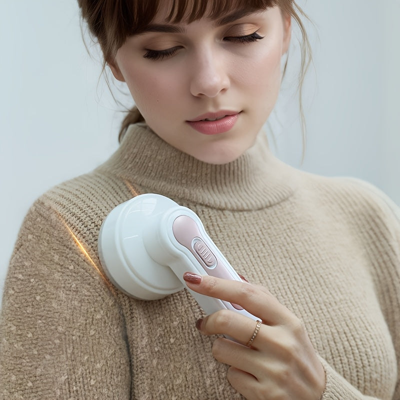 USB Rechargeable Lint Remover with Cleaning Brush – Portable Fabric Shaver for Sweaters, Blankets, Carpets, and Indoor Decor, Efficient Fuzz Removal Tool, Lithium Battery, Clothes Cleane