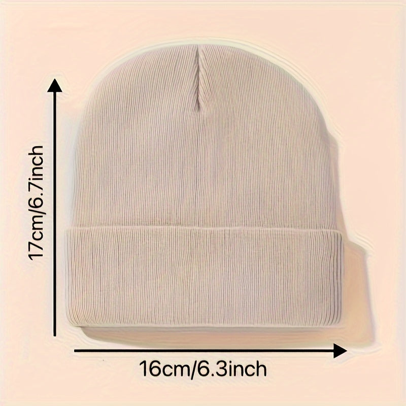 3pcs Mini Dinosaur Embroidered Beanie Knit Hat for, Unisex Outdoor Warm Cap for Travel and Photography, Suitable for All Seasons