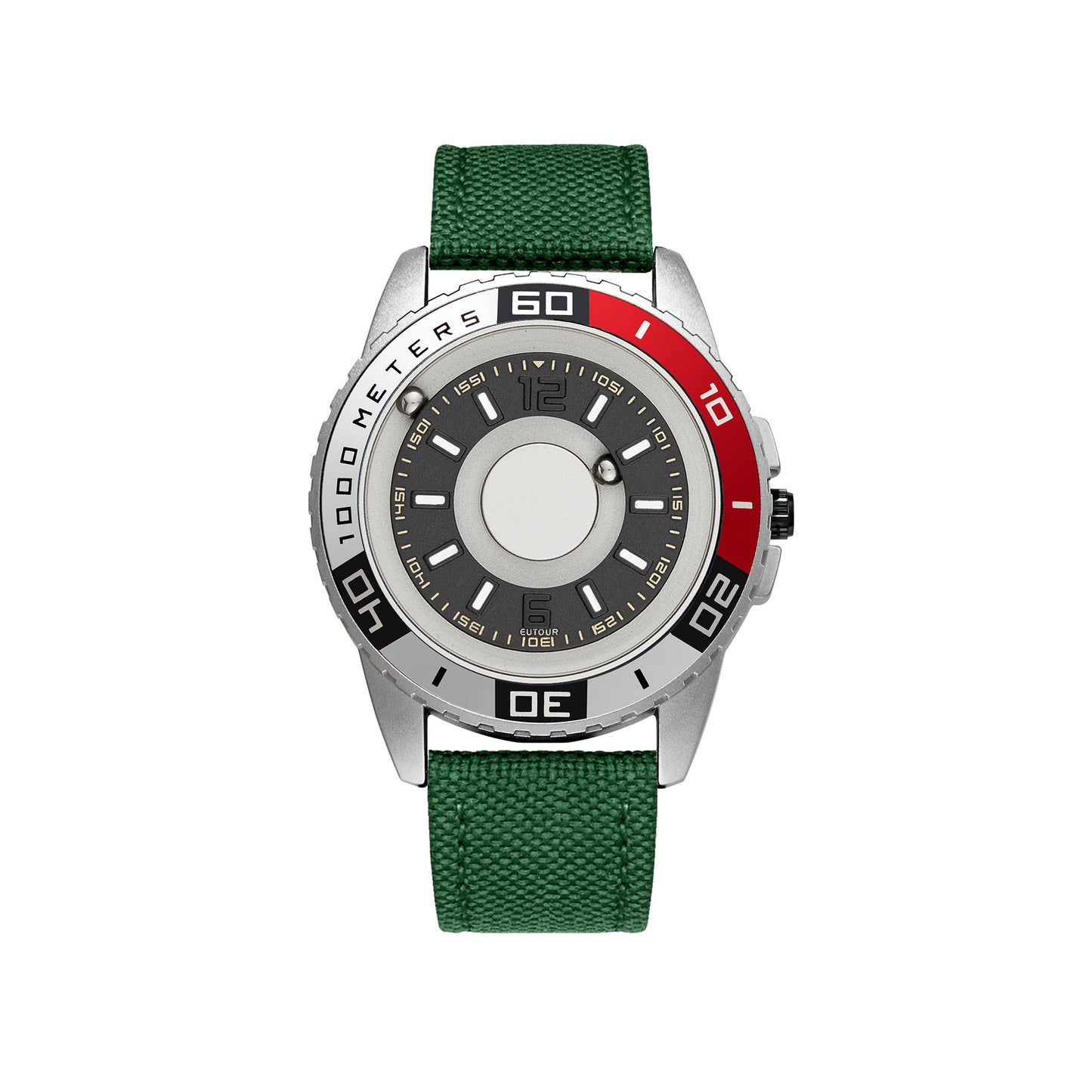 Magnetic Black Technology Metal Watch