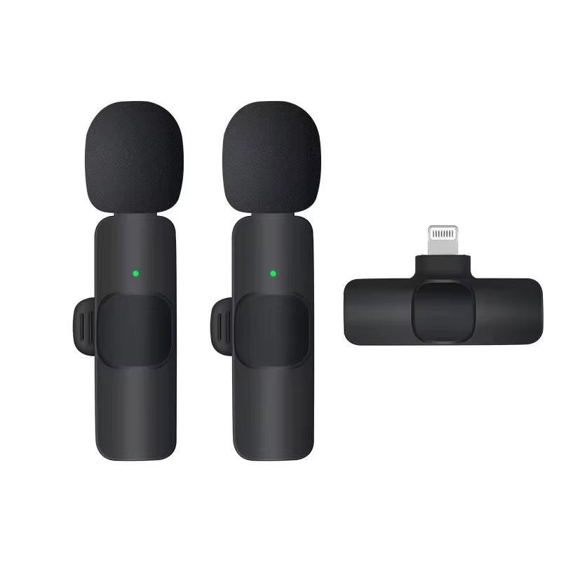 KEKAXI Wireless Microphone Wireless Lapel Microphone Portable Vid