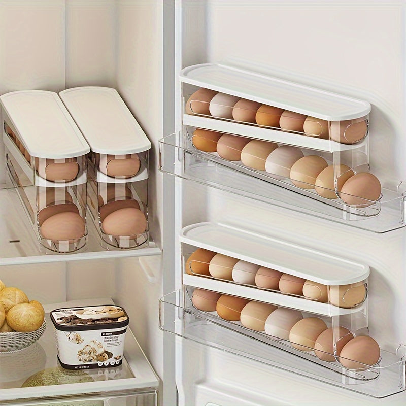 Rolling Egg Stack Rack