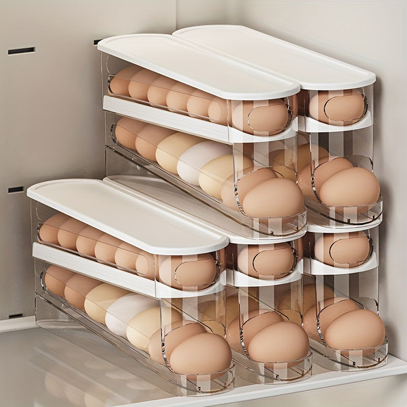 Rolling Egg Stack Rack