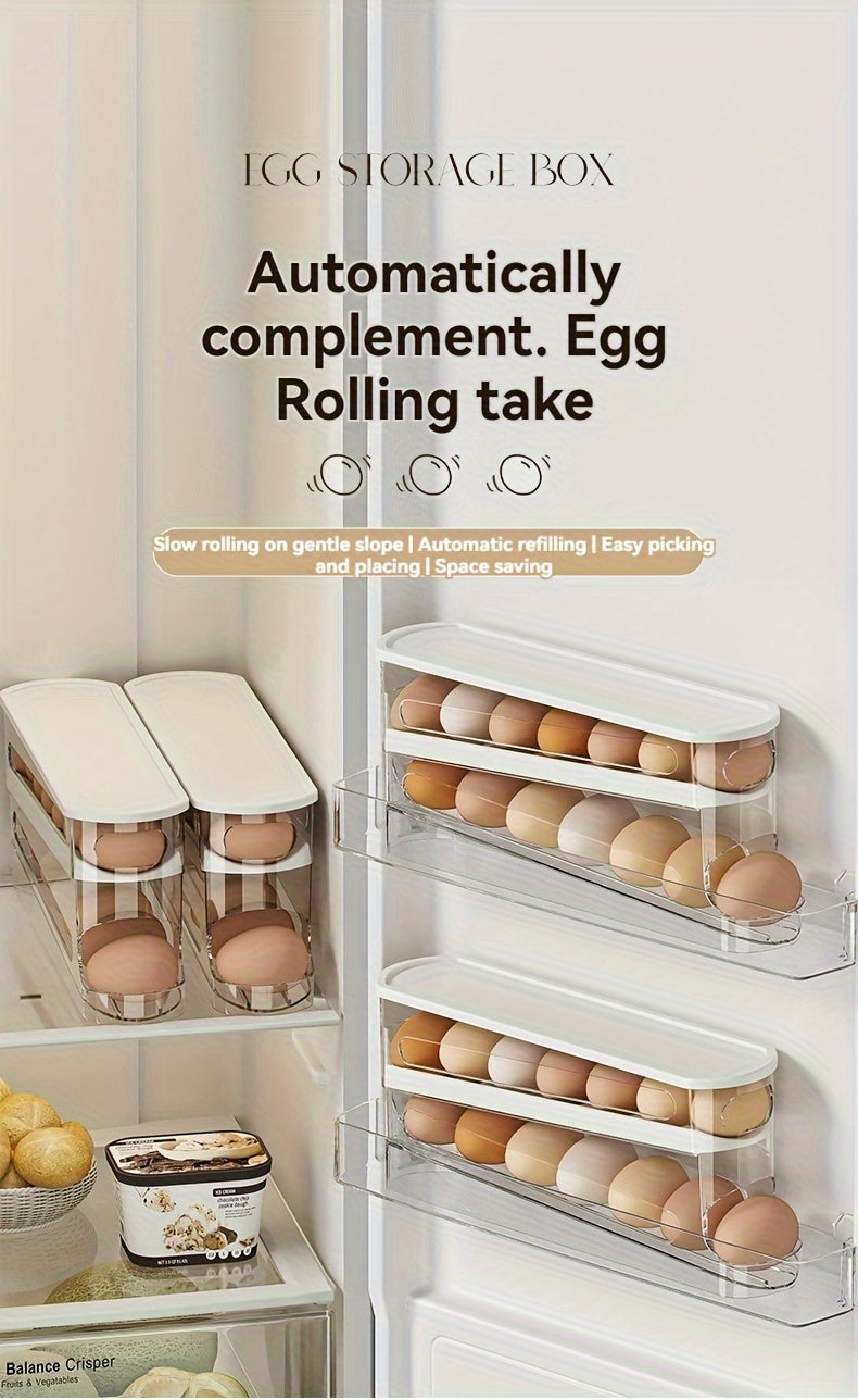 Rolling Egg Stack Rack