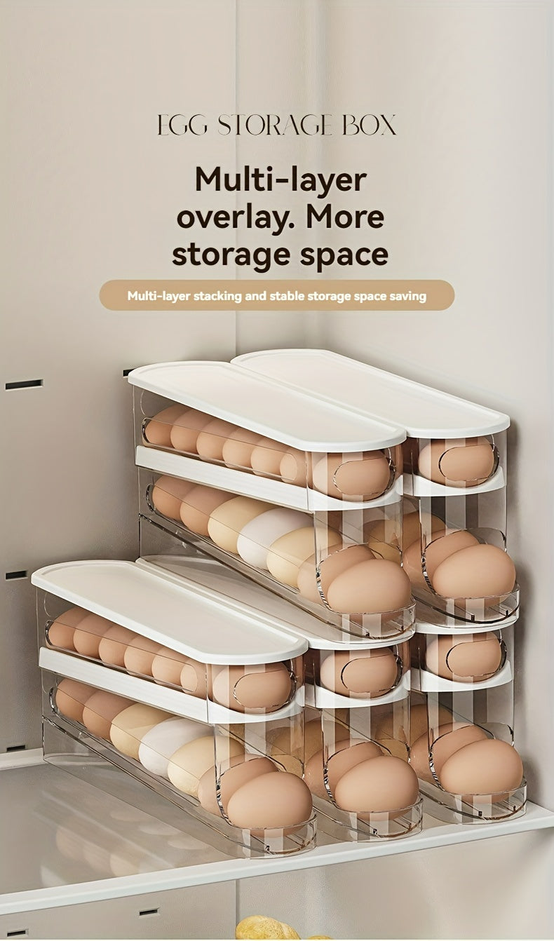Rolling Egg Stack Rack