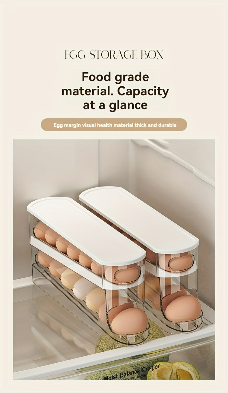 Rolling Egg Stack Rack