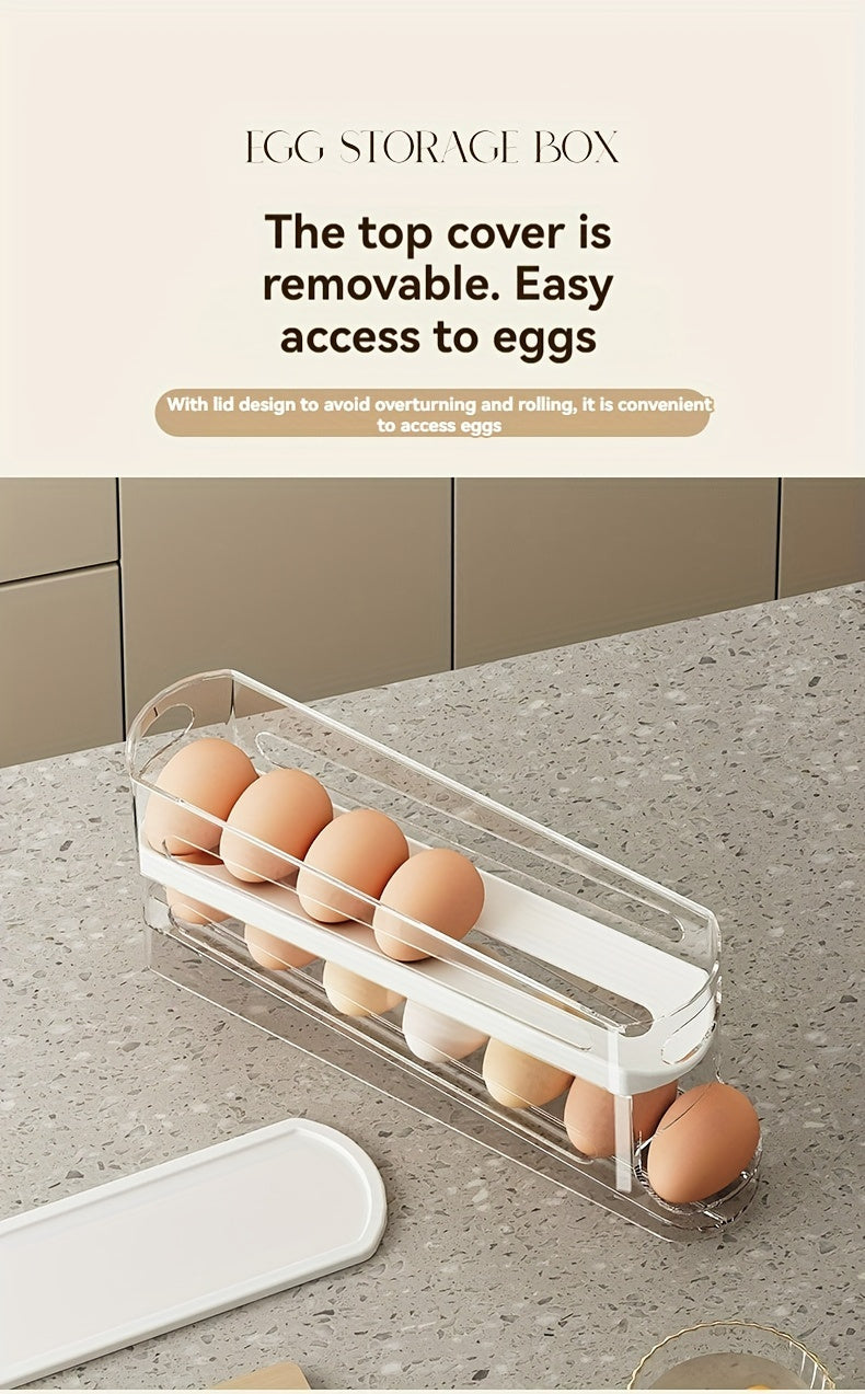 Rolling Egg Stack Rack
