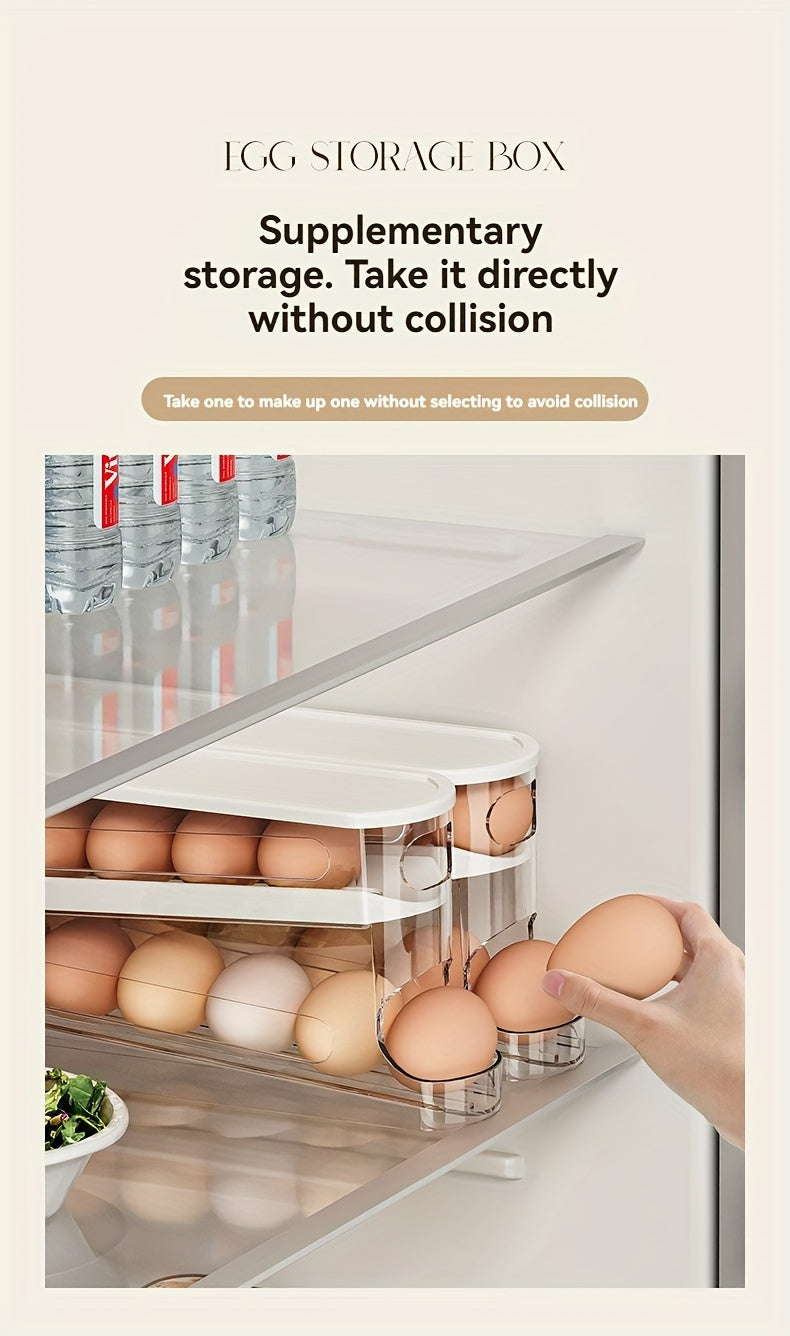 Rolling Egg Stack Rack