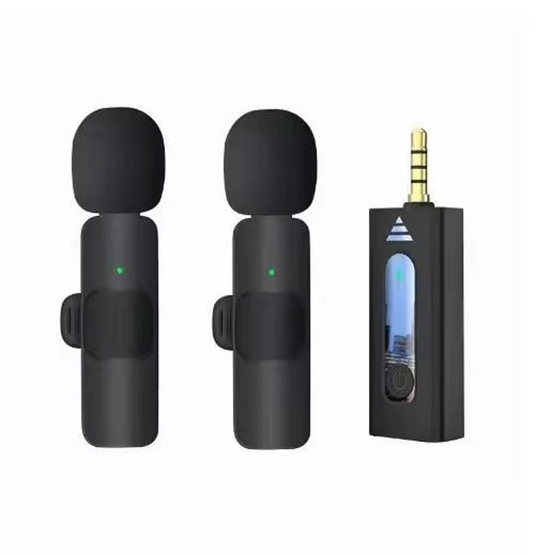 KEKAXI Wireless Microphone Wireless Lapel Microphone Portable Vid