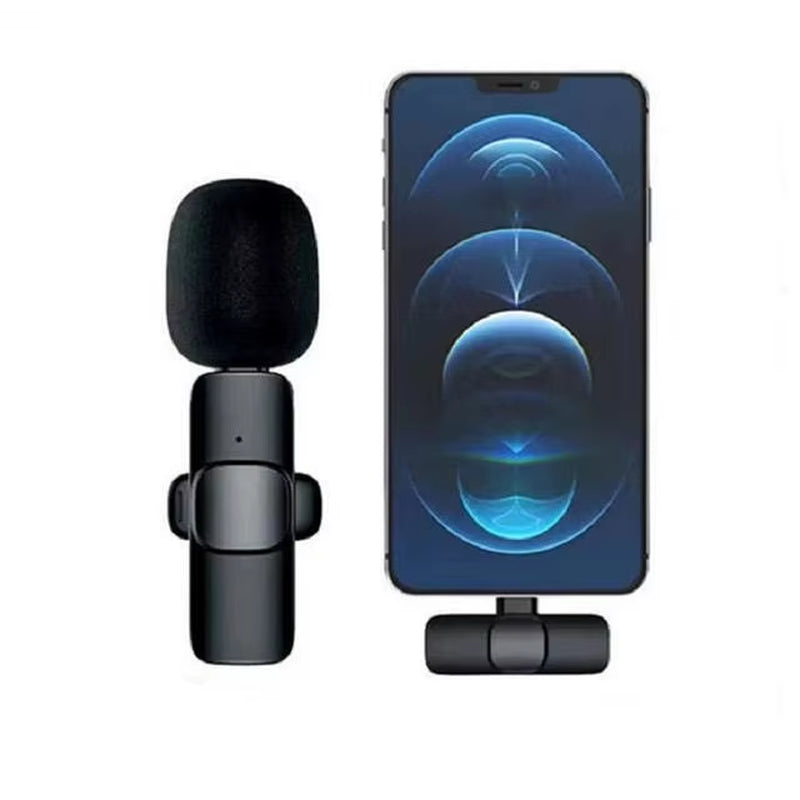 KEKAXI Wireless Microphone Wireless Lapel Microphone Portable Vid