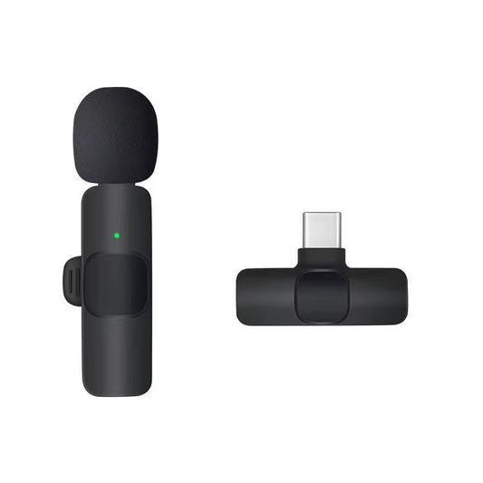 KEKAXI Wireless Microphone Wireless Lapel Microphone Portable Vid