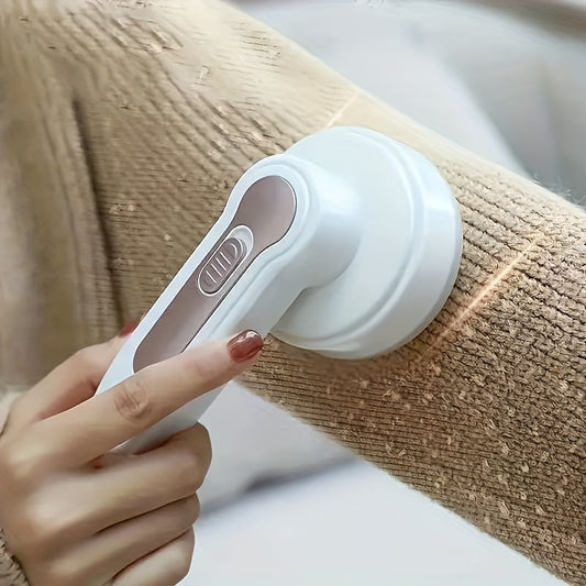 USB Rechargeable Lint Remover with Cleaning Brush – Portable Fabric Shaver for Sweaters, Blankets, Carpets, and Indoor Decor, Efficient Fuzz Removal Tool, Lithium Battery, Clothes Cleane