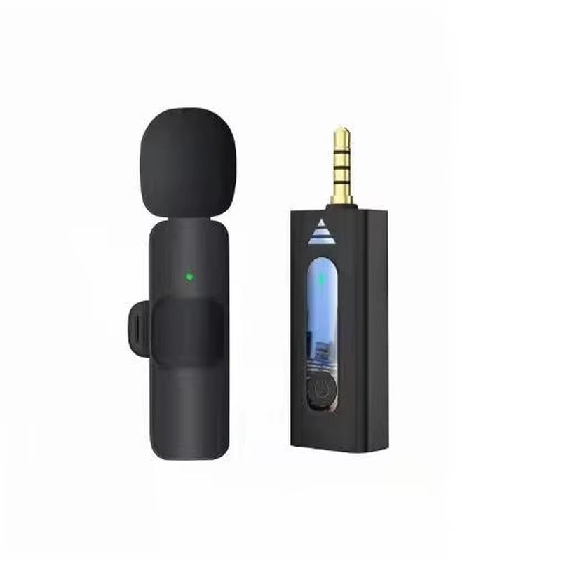 KEKAXI Wireless Microphone Wireless Lapel Microphone Portable Vid