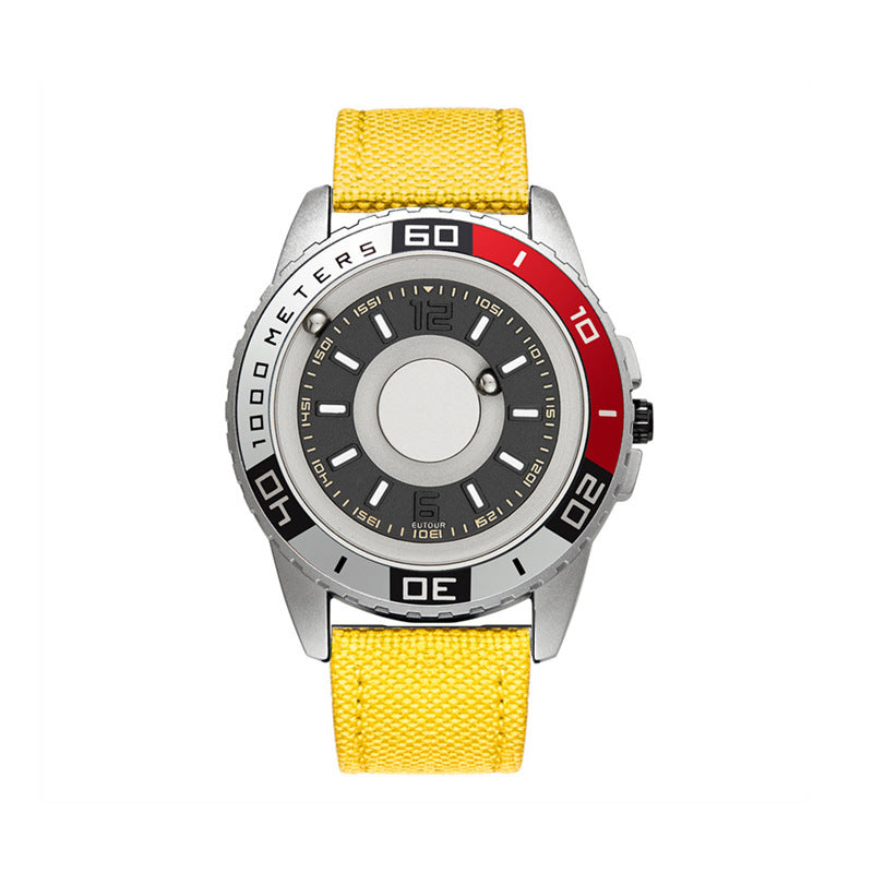Magnetic Black Technology Metal Watch