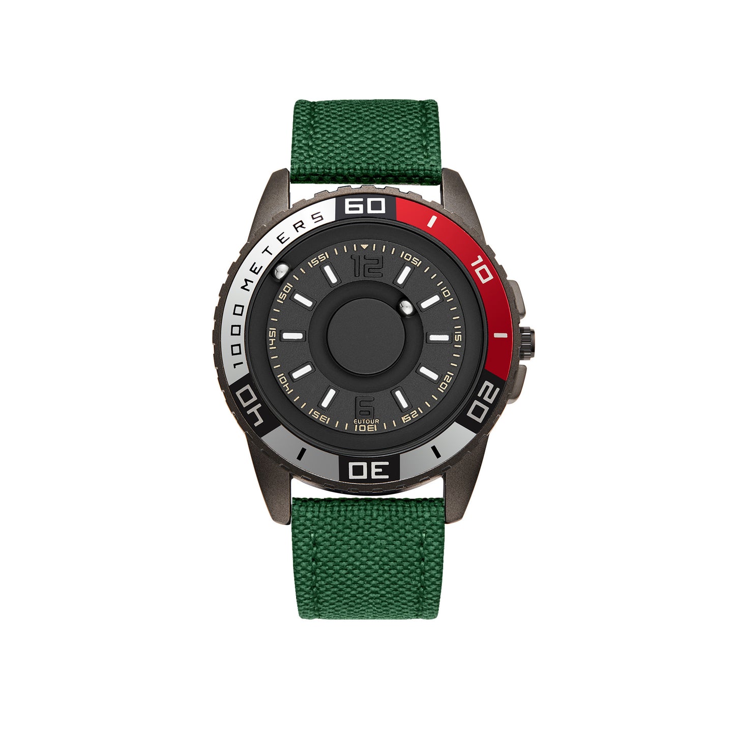 Magnetic Black Technology Metal Watch