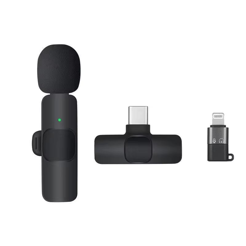KEKAXI Wireless Microphone Wireless Lapel Microphone Portable Vid