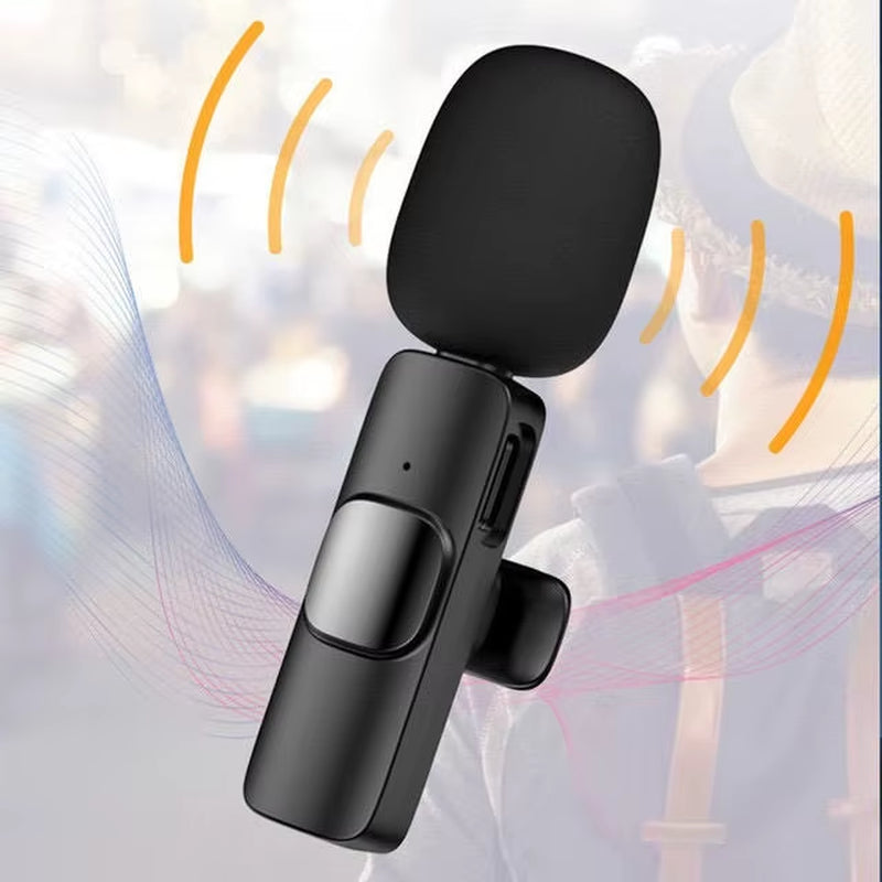 KEKAXI Wireless Microphone Wireless Lapel Microphone Portable Vid